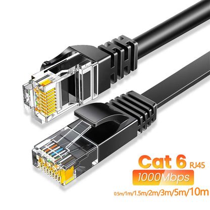Shielded Cat6 Ethernet Cable 1000Mbps HighSpeed RJ45 Network Cable For Gaming Streaming PC PS5 Xbox 2
