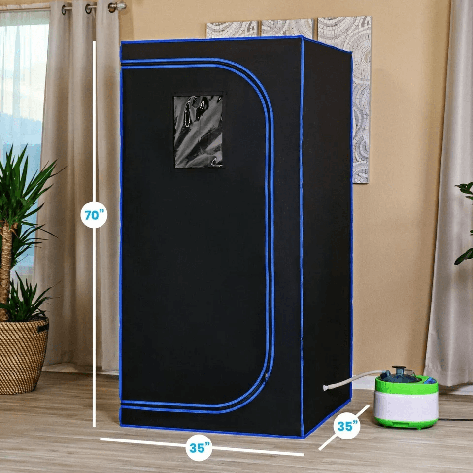 Pyle Portable Steam Sauna Personal InHome Detox Spa With Foldable Chair  4L Steamer 1