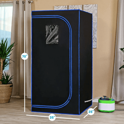 Pyle Portable Steam Sauna Personal InHome Detox Spa With Foldable Chair  4L Steamer 1
