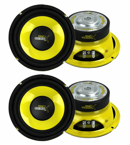 Pyle RMS Component Speaker System, Peak Car Audio Speakers with Poly Injected Cone & Aluminum Voice Coil