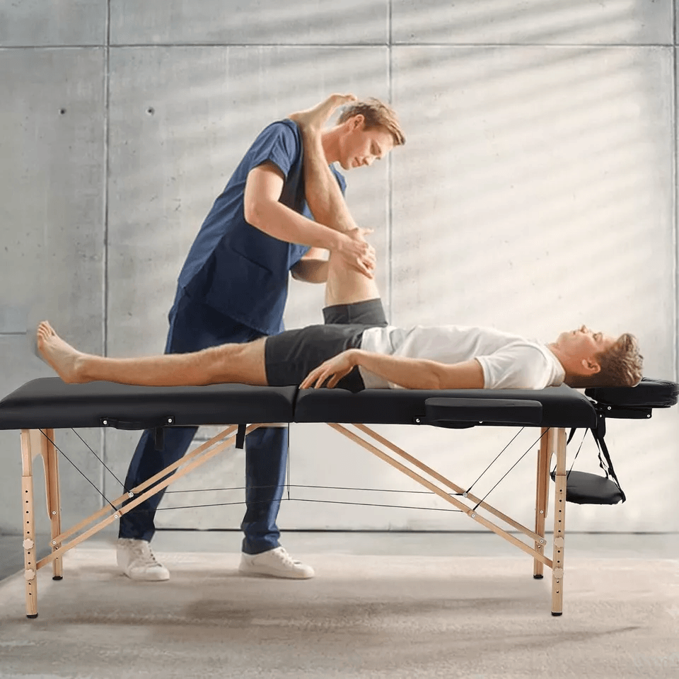 Folding Massage Bed Portable Spa Table With Carrying Case 4