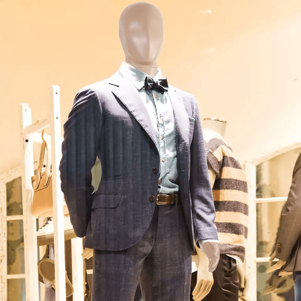 Male Full Body Realistic Mannequin Display With Head Turns Adjustable Dress Form With Metal Base Fo 1