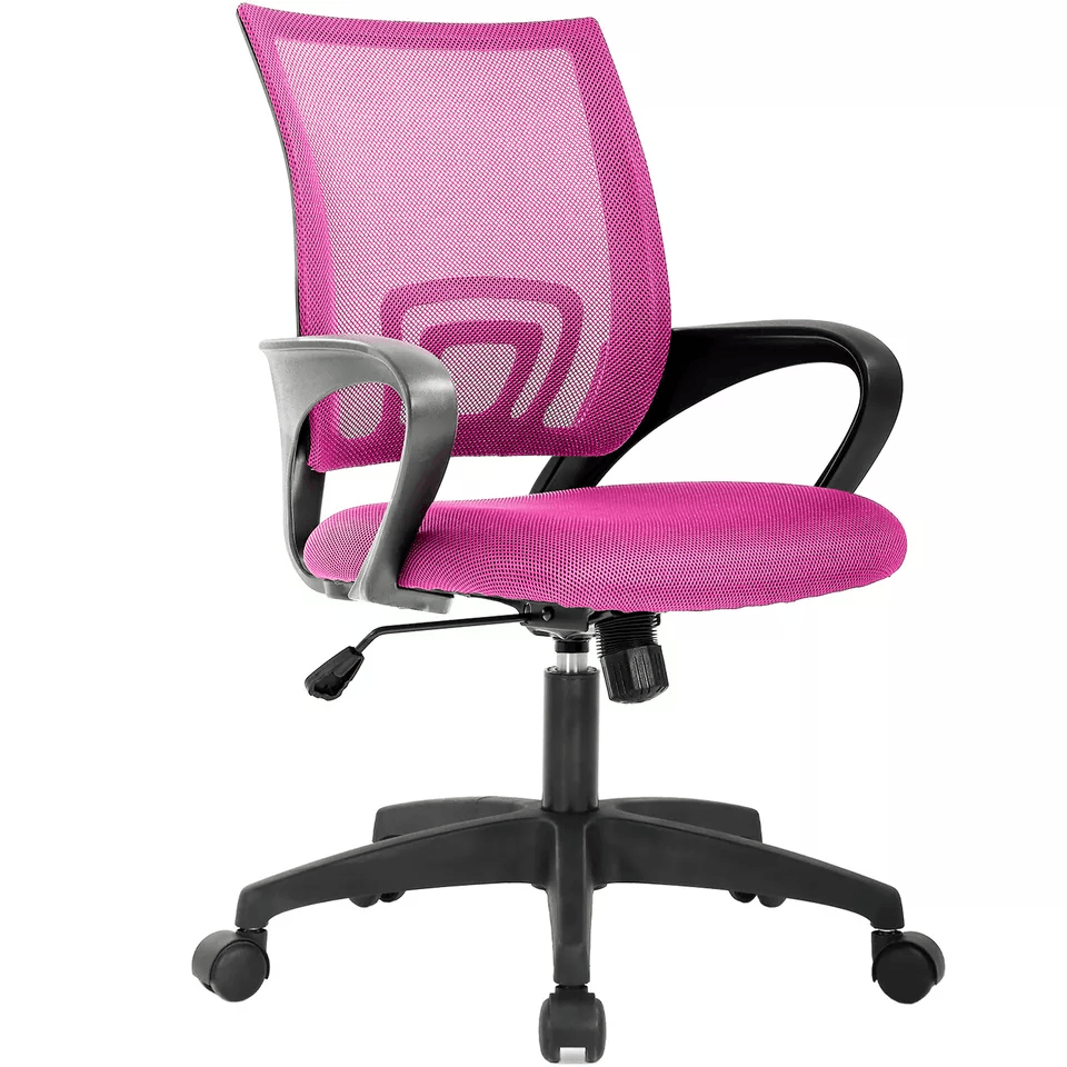 Ergonomic Mesh Office Chair With Lumbar Support Adjustable Home Desk Chair For Comfort And Producti 7
