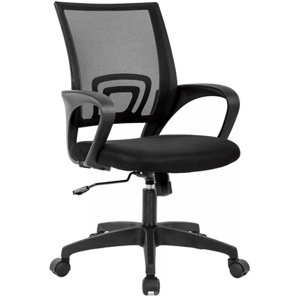 Ergonomic Mesh Office Chair with Lumbar Support, Adjustable Home Desk Chair for Comfort and Productivity