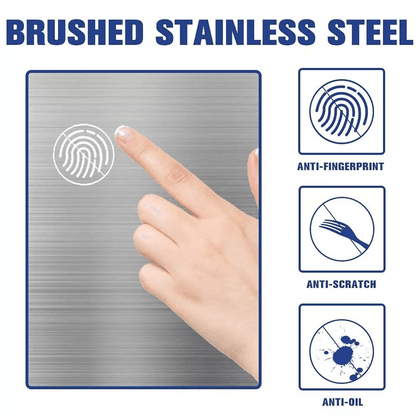 Stainless Steel Kitchen Trash Can Automatic TouchFree Garbage Bin With Lid 3