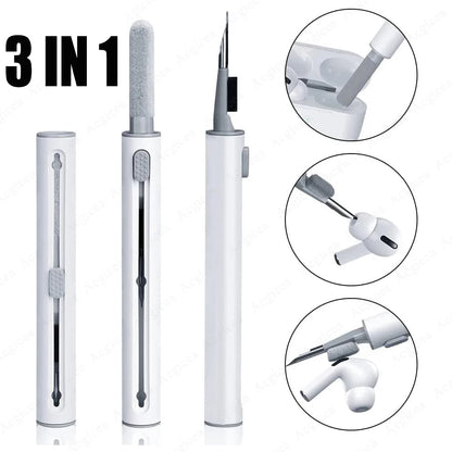 3-in-1 Sliding Cleaning Pen for AirPods & Earbuds, Pro Series Case & Headset Cleaner Tool