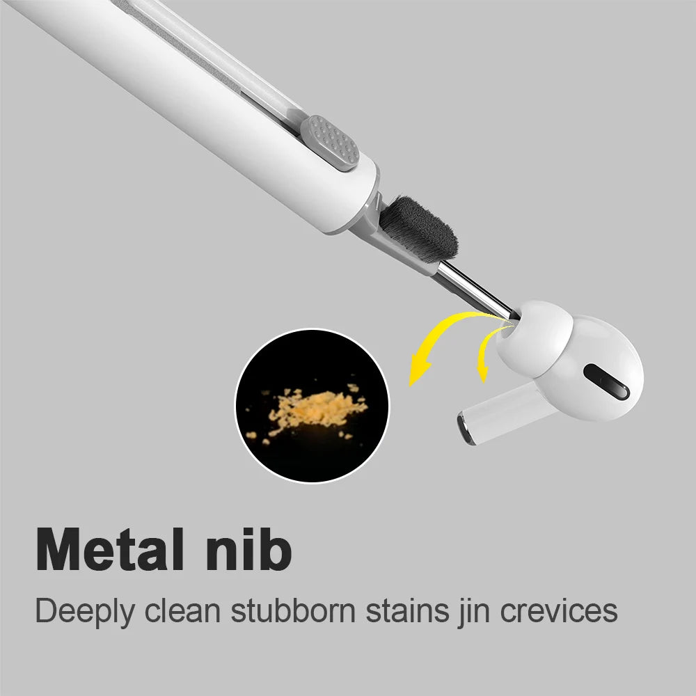 3-in-1 Sliding Cleaning Pen for AirPods & Earbuds, Pro Series Case & Headset Cleaner Tool