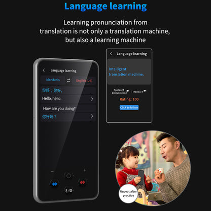 S85 Pro Language Translator Device 138 Languages, Offline Translation, Voice & Video Recording