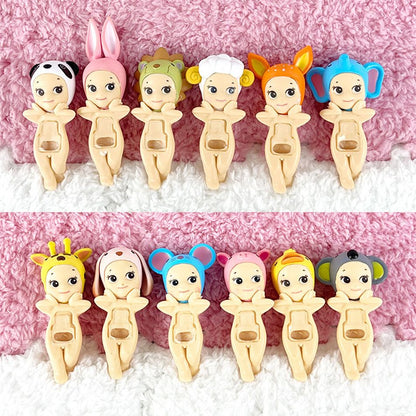 Cherry Blossom Series Sonny Angel  Mofusand Blind Box Hippers Mini Figure Shark Cat Action Toy fo