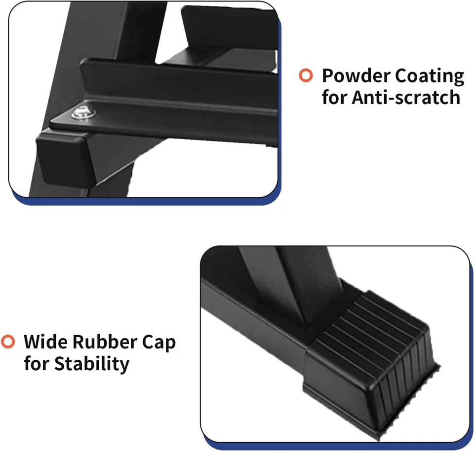 Dumbbell Rack Tier Solid Steel Weight Rack Holder Quick Rack With High Capacity For Home Gym Fitnes 5