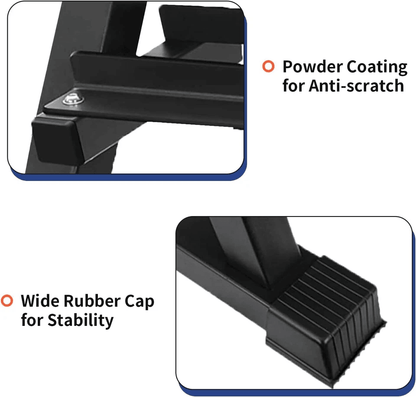 Dumbbell Rack Tier Solid Steel Weight Rack Holder Quick Rack With High Capacity For Home Gym Fitnes 5