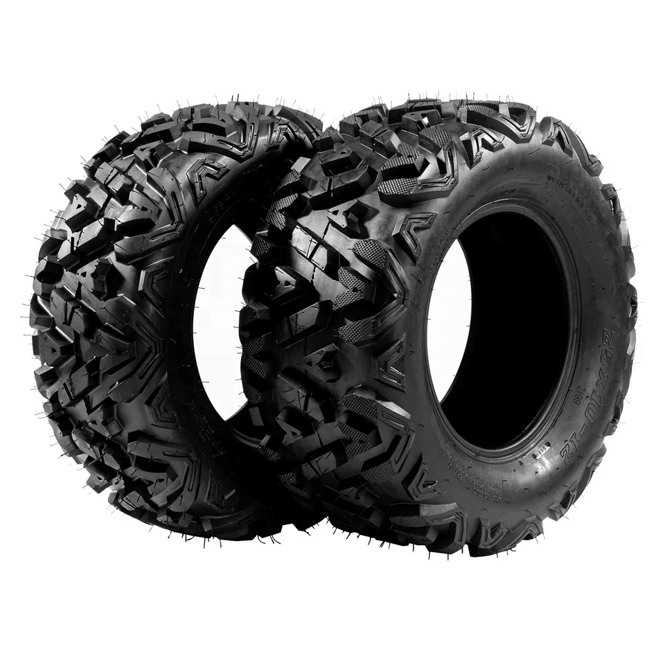 4 Tire Set ATV UTV Tires 25x8x12  25x10x12 6Ply Front  Rear  AllTerrain OffRoad Quad Replacement 1