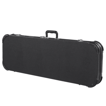 Protable Electric Guitar Square Hard Case Lockable Wood Hardshell Case With Plush Interior For Stan 2