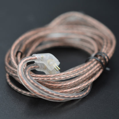High-Purity Copper Twisted Earphone Cable, Upgrade Cable Headset Wire for KZ/CCA ZST ZSN Pro ZSR