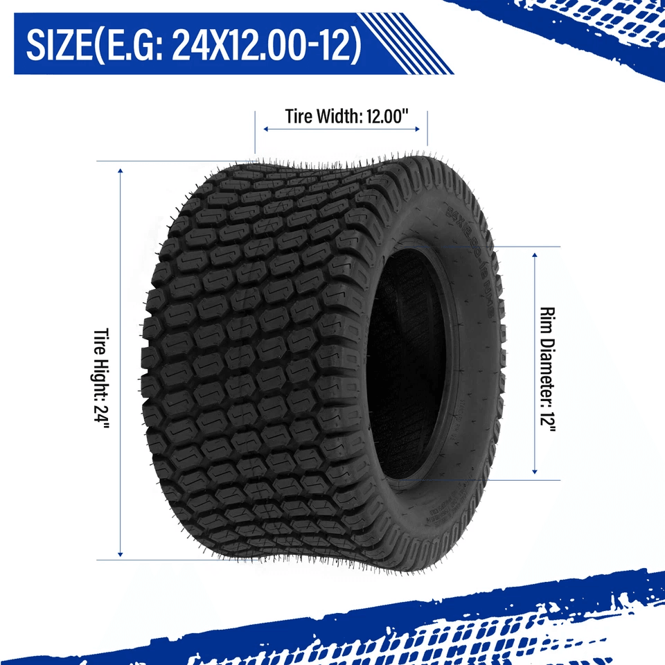 Lawn  Garden Mower Tractor Turf Tires HeavyDuty Replacement Tires For Lawn Tractors  Garden Equipme 10