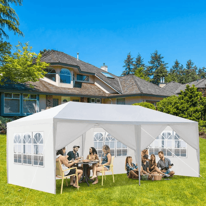Canopy Tent Party Wedding Gazebo Outdoor Waterproof Shelter With Removable Sidewalls And Windows Bl 1