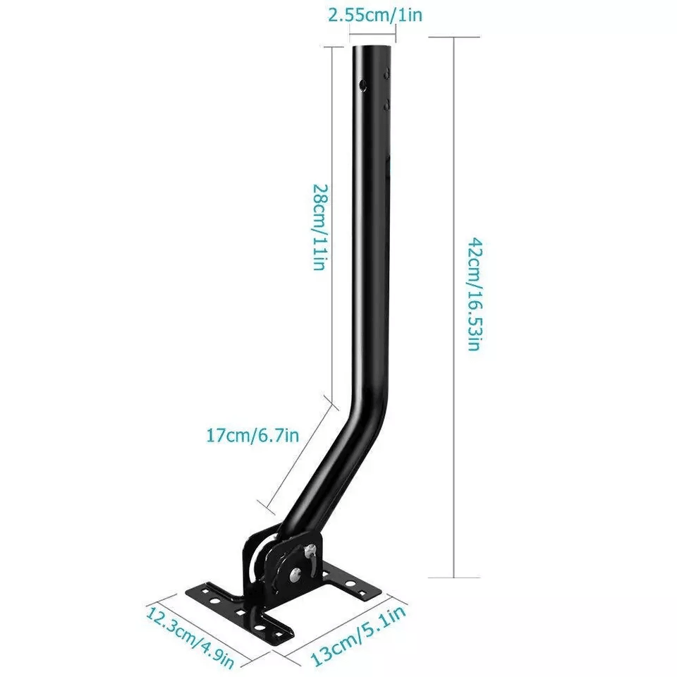 Outdoor HDTV Antenna Amplified TV Aerial UHF VHF FM Receiver With Mount Pole 6