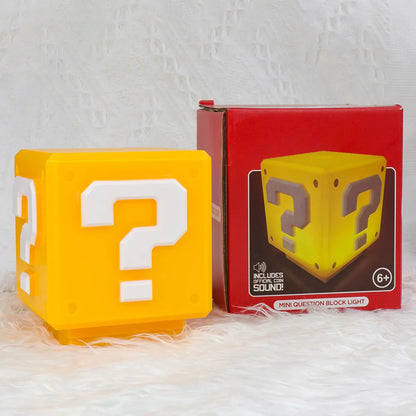 LED Question Mark Night Light with Music Anime Bedside Lamp USB Rechargeable Perfect Gift for Bed