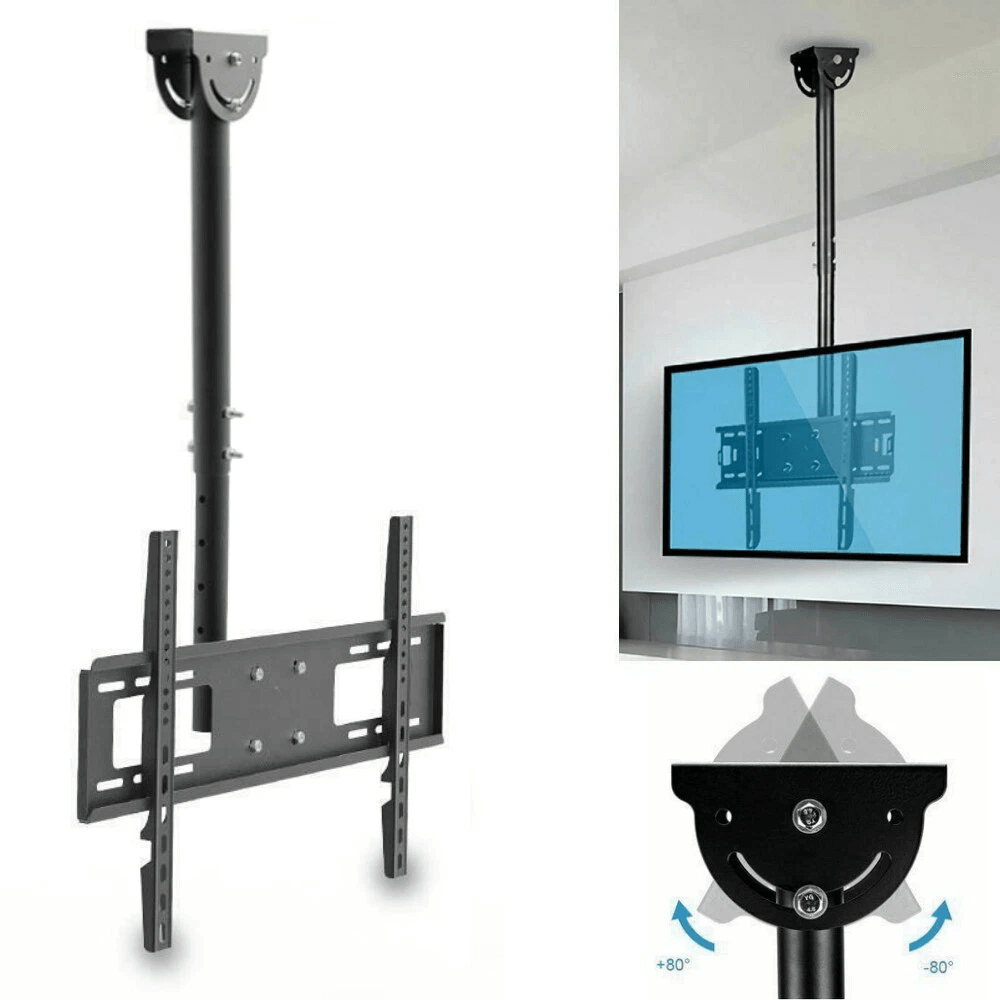 Adjustable Ceiling TV Wall Mount Bracket for LED LCD Flat Panel Displays
