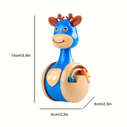 Fawn Sliding Tumbler Toy Baby Rattle With Sound Educational Early Learning Gift For Infants  Toddle 5
