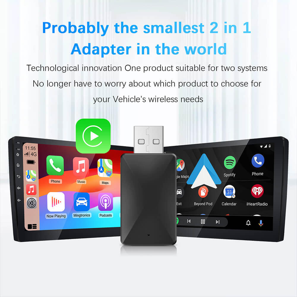 Wireless CarPlay Adapter  Android Auto Dongle Plug  Play USB Converter For OEM Stereo 1