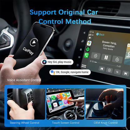 Wireless CarPlay Adapter  Android Auto Dongle Plug  Play USB Converter For OEM Stereo 5