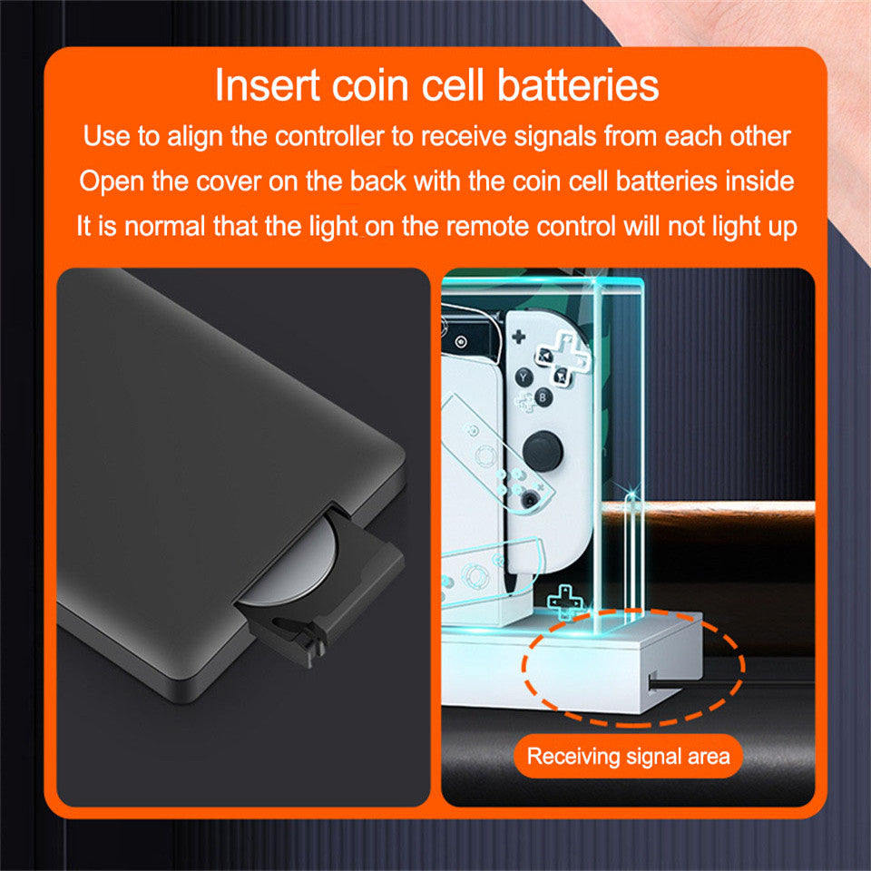 GAMINJA Clear Dust Cover for Nintendo Switch & OLED, Acrylic Protective Case & Display Box