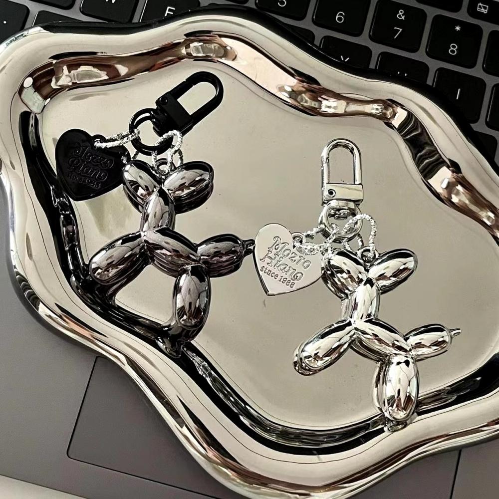 Y2K Balloon Dog Keychain Punk Fashion Key Ring for Handbag Backpack  Car Keys  Cute Pendant Acce