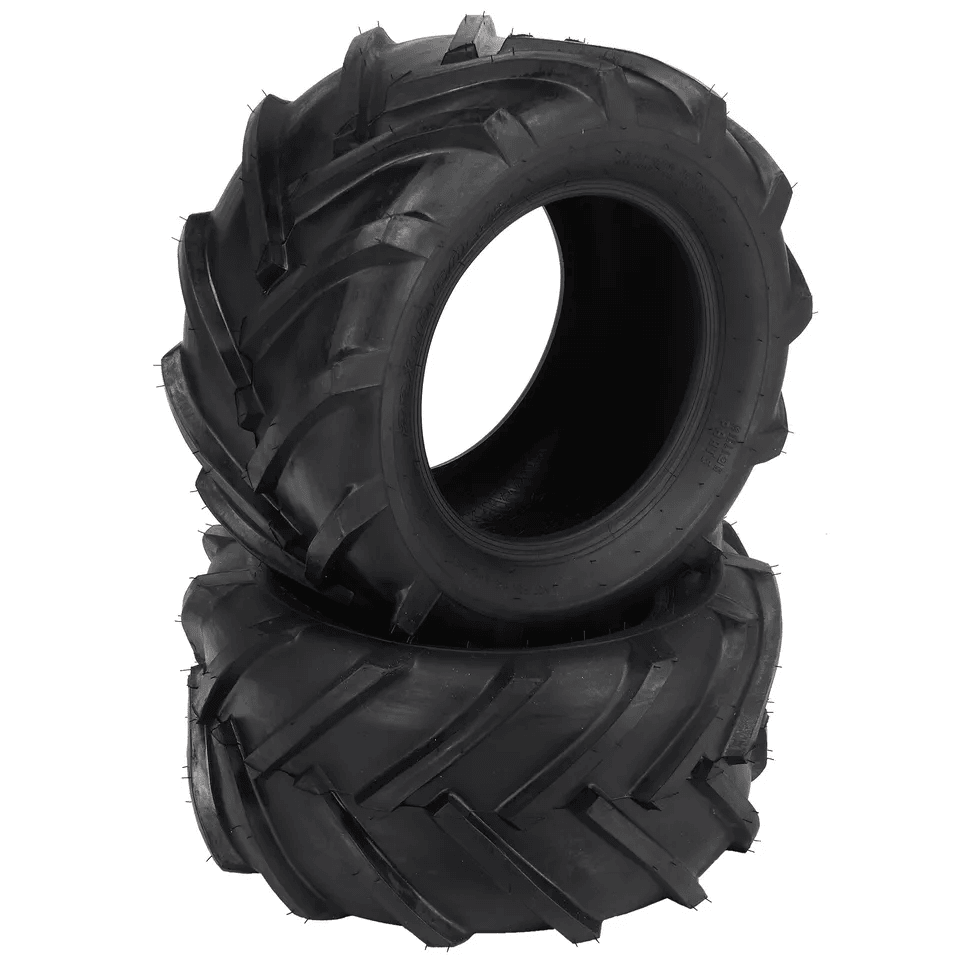 Set Of 2 Lawn Mower Tires 6 Ply Rated Super Lug Traction Tread 3