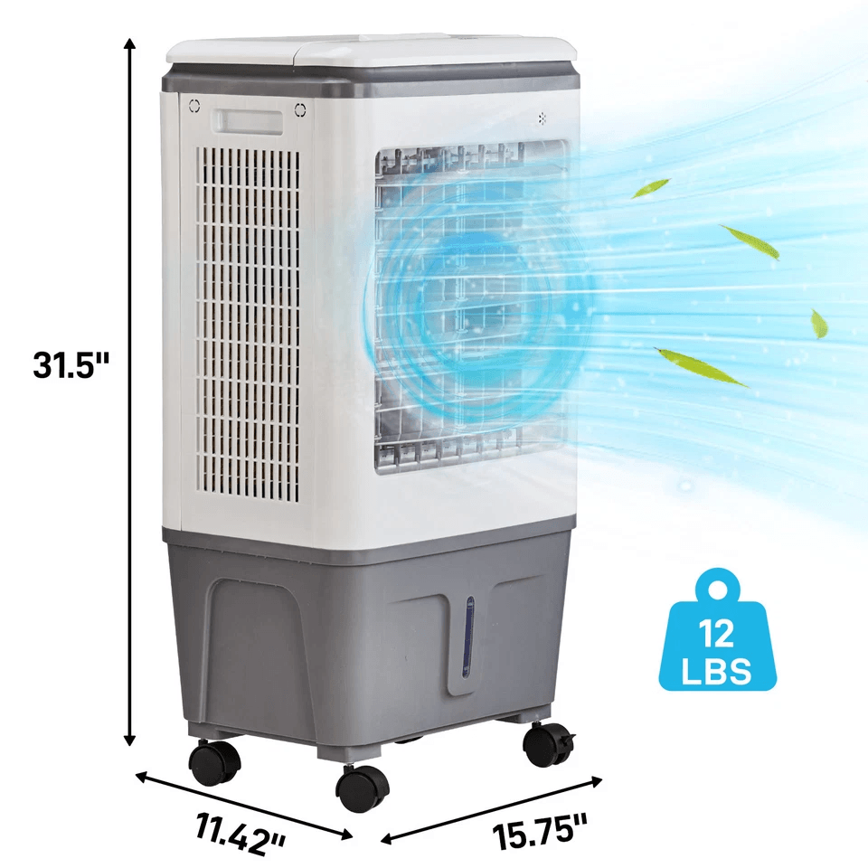 Portable Air Conditioner With Evaporative Cooler  Humidifier Quiet EnergyEfficient Cooling For Home 6