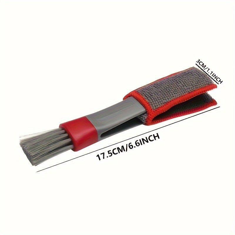 Car Vent Duster & Dust Remover Tool Soft Bristle Brush for Air Vent Cleaning & Auto Interior Detailing