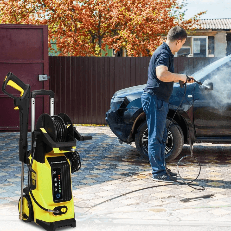3800PSI Electric High Pressure Washer With Touch Screen 28 GPM Power Cleaner For Car Patio Driveway 3