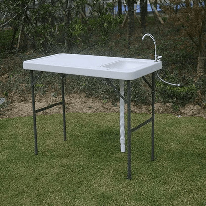Portable Camping Fish Cutting Table With Sink  Faucet Outdoor Fish Hunting Washing  Cleaning Statio 3