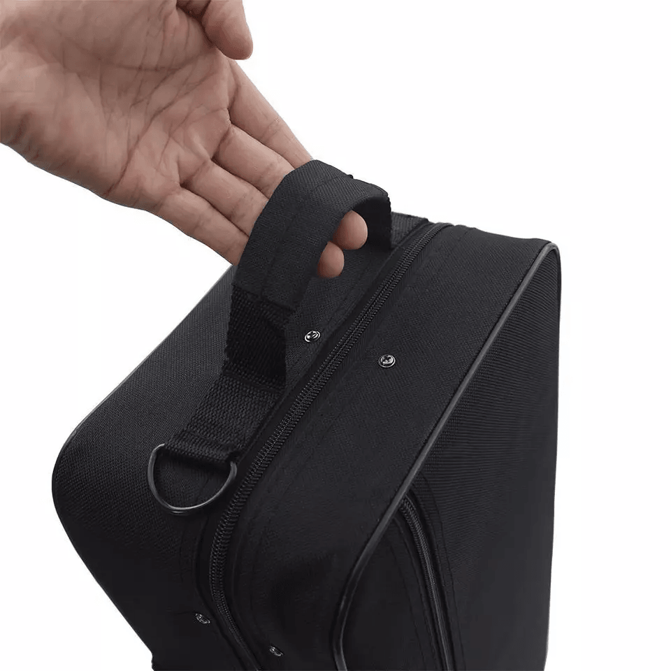 Fashionable Oxford Cloth Music Trumpet Hard Case Big Bag Case Black Durable DoubleShoulder Carry 3