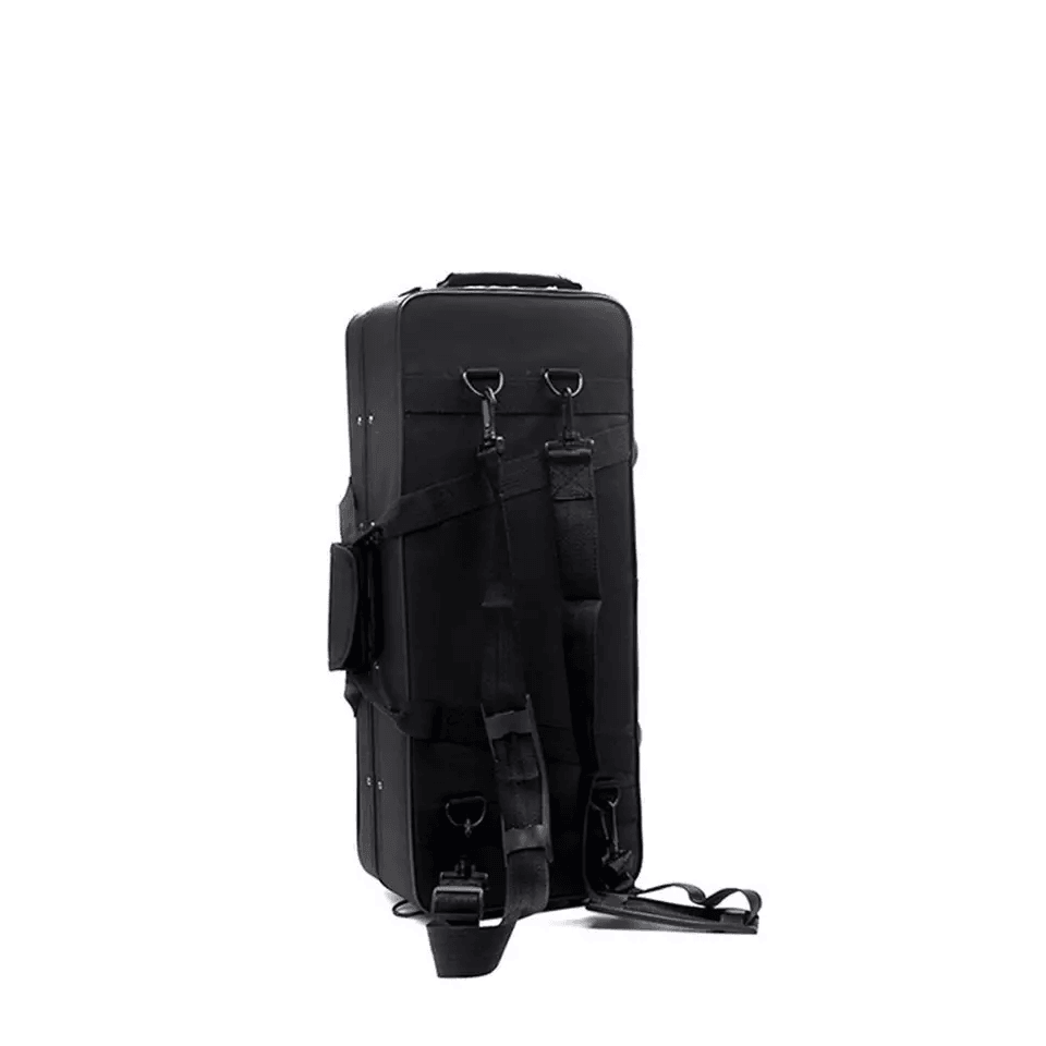 Fashionable Oxford Cloth Music Trumpet Hard Case Big Bag Case Black Durable DoubleShoulder Carry 2