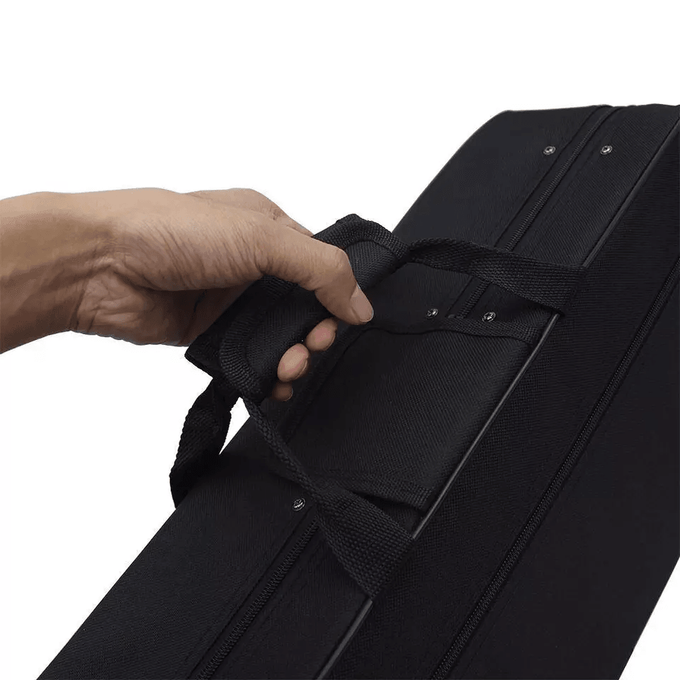 Fashionable Oxford Cloth Music Trumpet Hard Case Big Bag Case Black Durable DoubleShoulder Carry 4