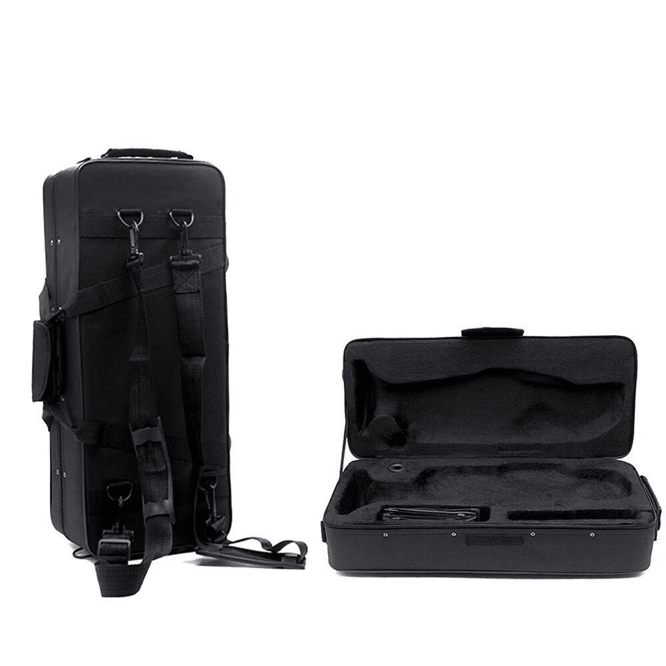 Fashionable Oxford Cloth Music Trumpet Hard Case Big Bag Case Black Durable DoubleShoulder Carry 1