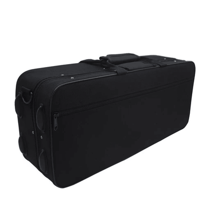 Fashionable Oxford Cloth Music Trumpet Hard Case Big Bag Case Black, Durable Double-Shoulder Carry