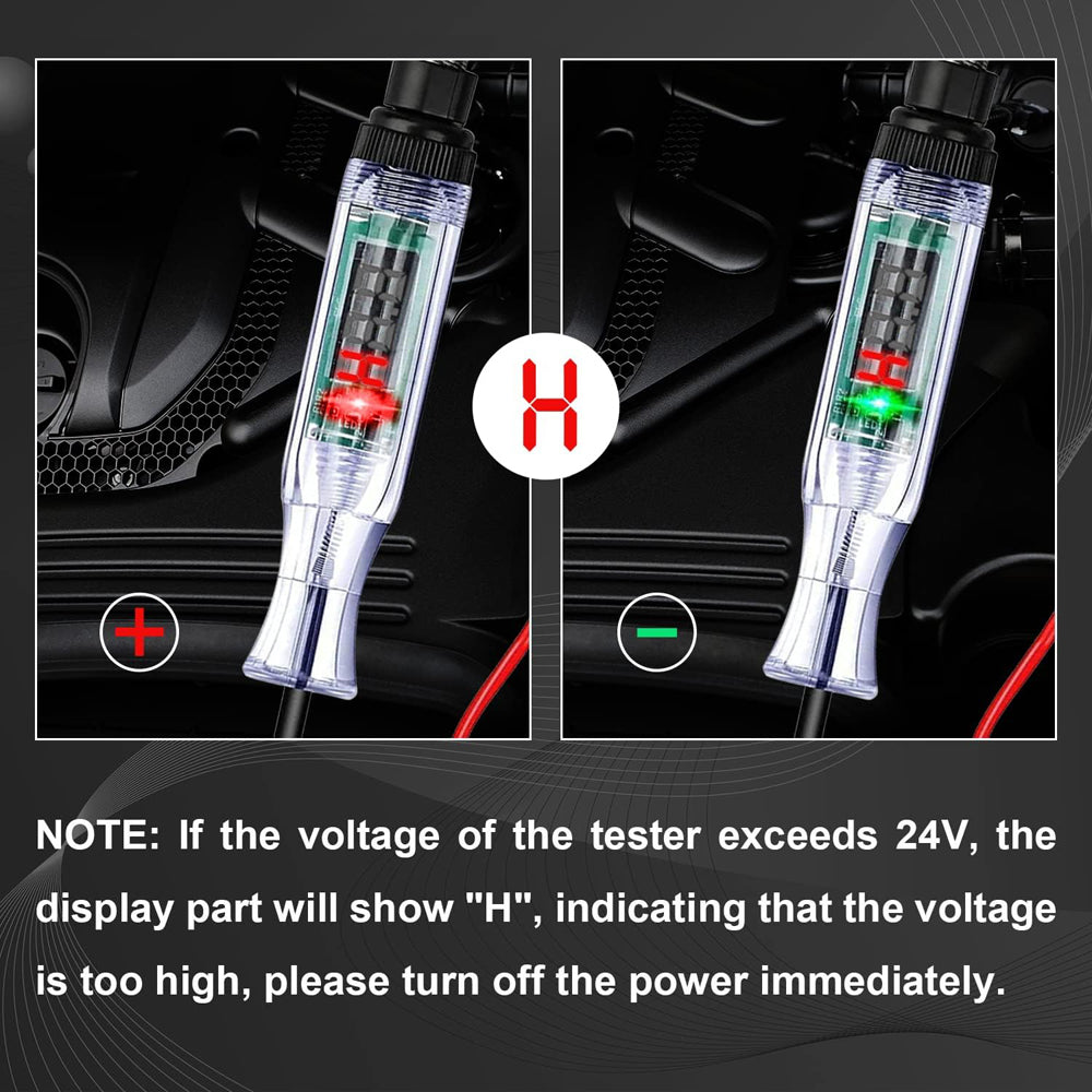 Auto Electric Measuring Pen 6V24V Car Diagnostic Probe Voltage Tester Circuit Test Pen with Ligh