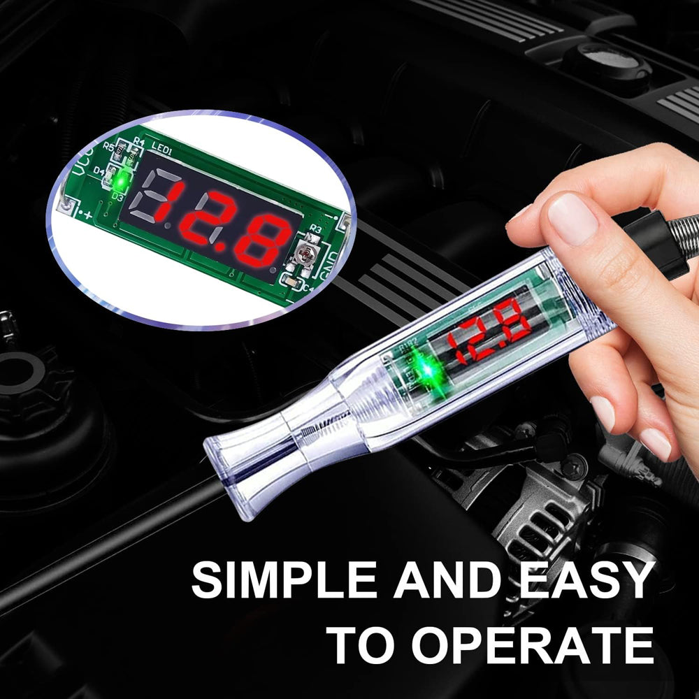 Auto Electric Measuring Pen 6V24V Car Diagnostic Probe Voltage Tester Circuit Test Pen with Ligh
