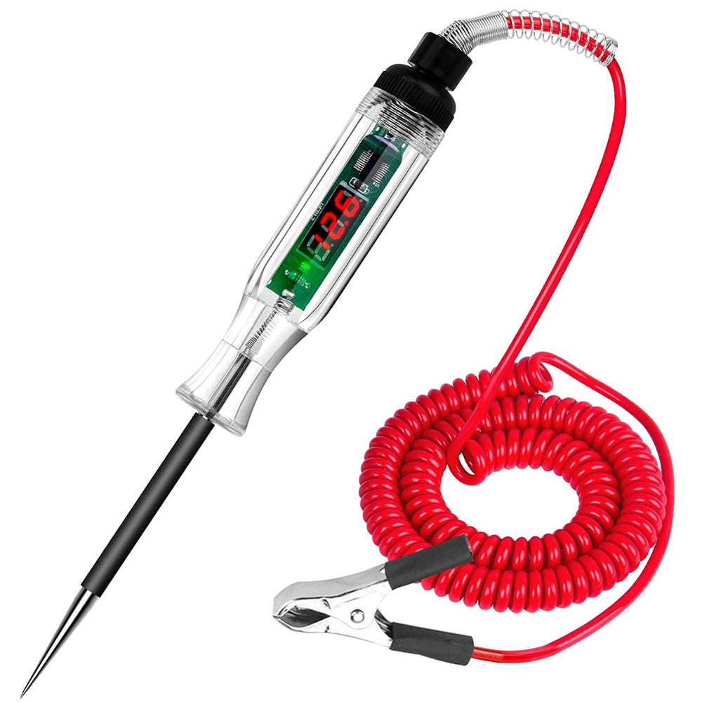 Auto Electric Measuring Pen 6V24V Car Diagnostic Probe Voltage Tester Circuit Test Pen with Ligh