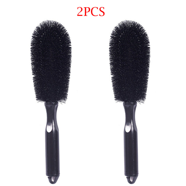 Car Tire Scrubber Brush Professional Rim Cleaner Brush & Car Care Tool for Deep Wheel Detailing