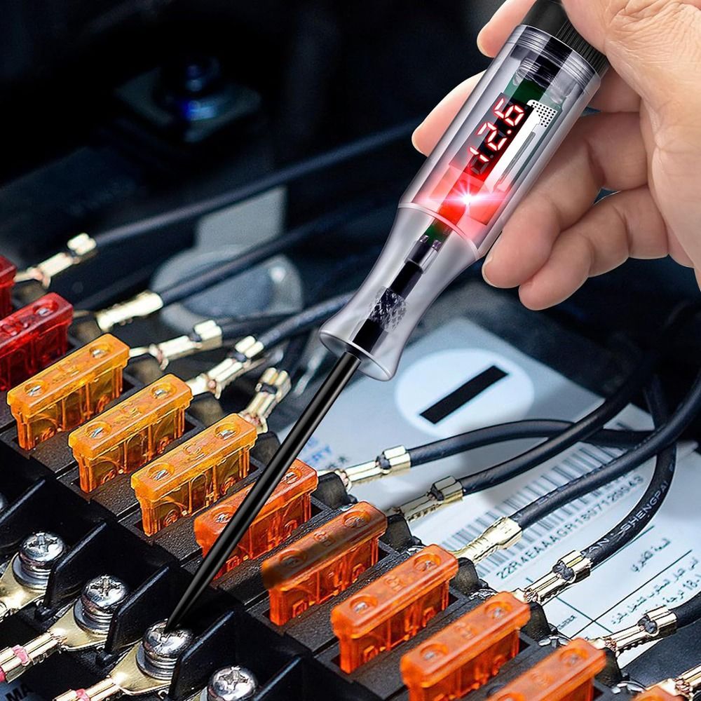 Auto Electric Measuring Pen, 6V-24V Car Diagnostic Probe, Voltage Tester, Circuit Test Pen with Light
