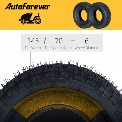 Sport ATV Knobby Tires 4 Ply Front Left  Right Replacement 3