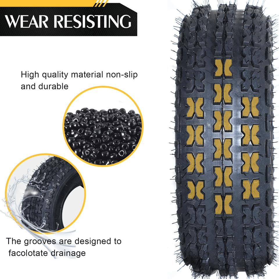 Sport ATV Knobby Tires 4 Ply Front Left  Right Replacement 2