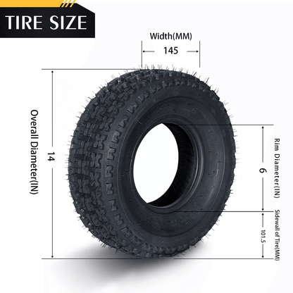 Sport ATV Knobby Tires 4 Ply Front Left  Right Replacement 4