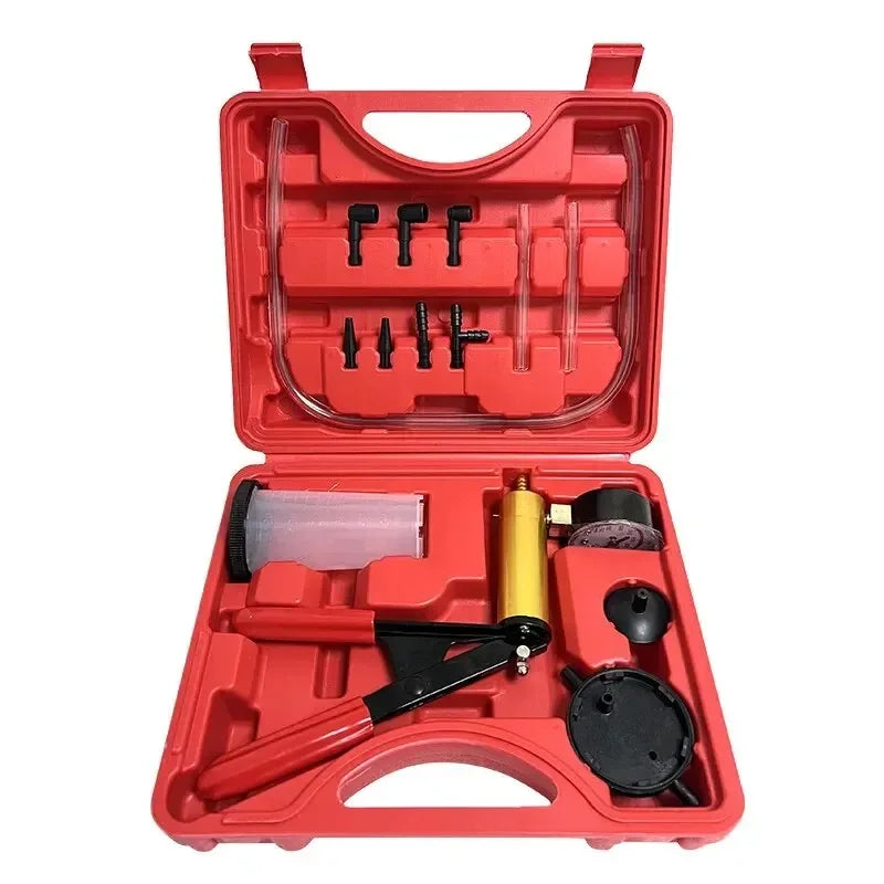 Quality Brake Fluid Vacuum Pump Kit Portable Pistol Pump Tester for Auto Repair  Diagnostics