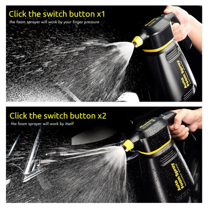 Electric Snow Foam Cannon FoamBoss Car Wash Sprayer With Adjustable Nozzle For Home Garden  Auto De 2