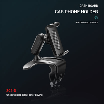 Dashboard Car Phone Holder ABS Sun Visor  Rear View Mirror Mount With 360 Rotation 2