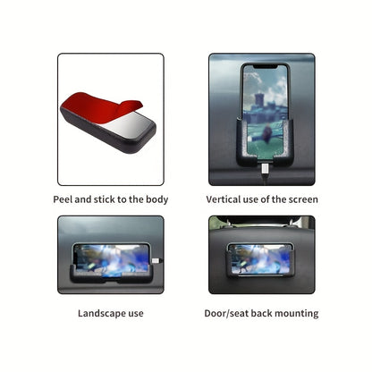 Adhesive Support Creative Wall Multipurpose Phone Stand Strong Car Phone Mount For Home  Car 4